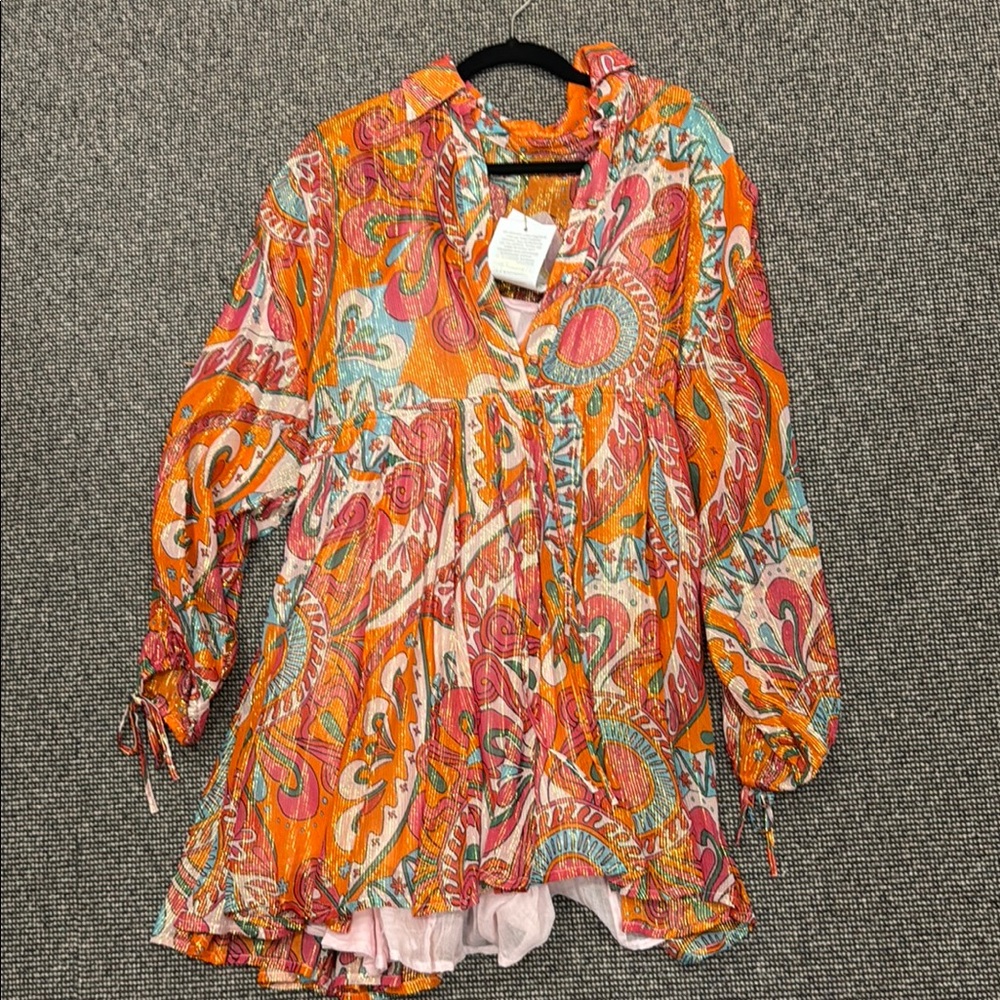 Colorful Paisley Women's Dress